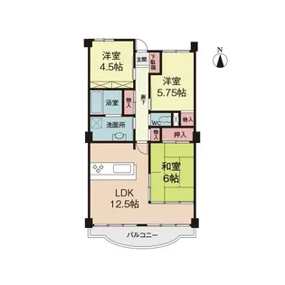 ドミール石塚【2階】の間取り