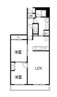 ベルヴィラージュ【3階】の間取り