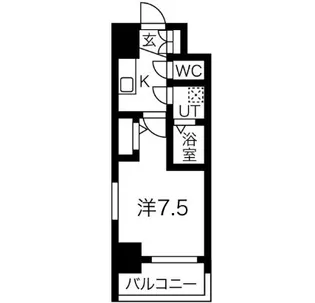 エスリード池下レスティア【11階】の間取り
