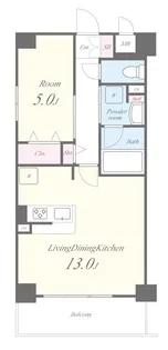 LIBRE(リーブル)【5階】の間取り