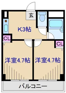 神奈川県横浜市緑区鴨居1【マンション】の間取り