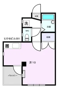 ヒロセビル【3階】の間取り