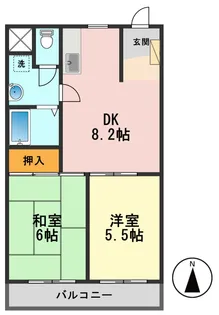 東京都江戸川区大杉2【マンション】の間取り