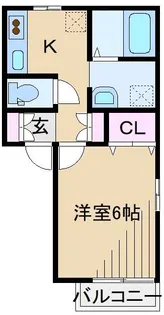 ビュー大倉山【1階】の間取り