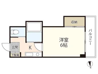 ベン・レジデンス【4階】の間取り