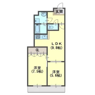 モーニング・グローリー【1階】の間取り