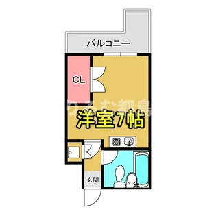 フォーラム都島内代駅前【10階】の間取り