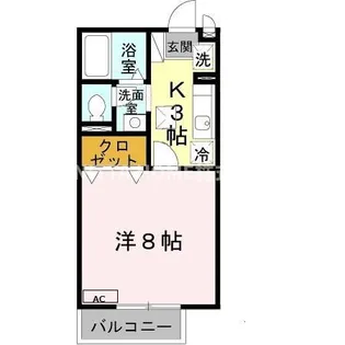 テルモス【1階】の間取り