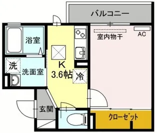 ミアスII【2階】の間取り