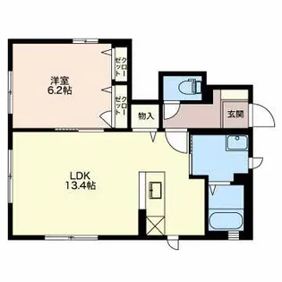 プリムローズYAMAZAKI【1階】の間取り