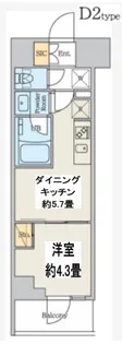 クレストコート本所吾妻橋North【2階】の間取り