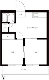 ビラ松木【1階】の間取り