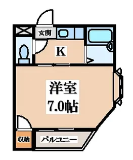 クワイエット四條畷【3階】の間取り