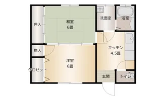 ヴューテラスII【2階】の間取り