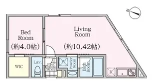 RARE代々木【2階】の間取り