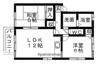 エスポワール【2階】の間取り