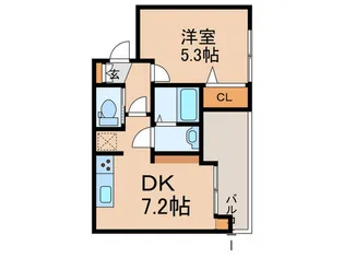 アキモトビル【2階】の間取り