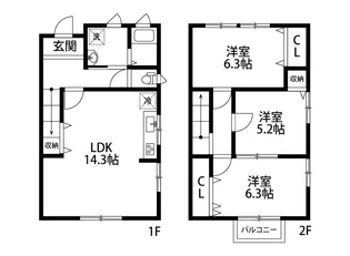 アウローラの間取り