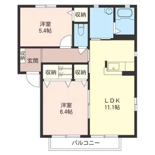 ルミエール【2階】の間取り