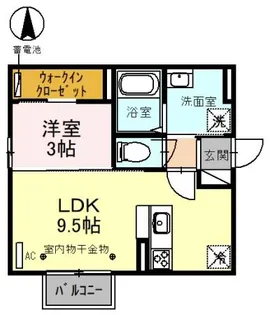 Casa hermana(カサ エルマーナ)【1階】の間取り