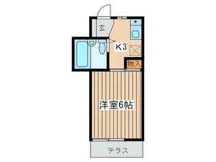 豊和ハイツ【1階】の間取り