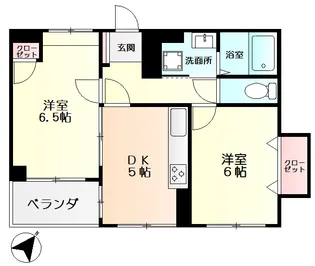 カープ松風台【2階】の間取り