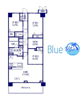 ヴェルデ【3階】の間取り