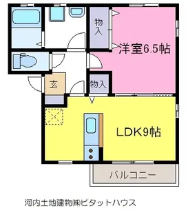 グレースコート白沢【2階】の間取り