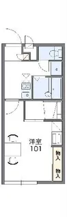 レオパレスオアシス【2階】の間取り