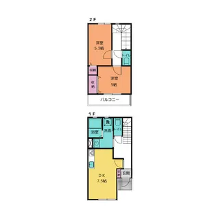 ヴィブレ エスペランサ【1階】の間取り
