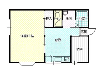 ビックバンハイツ【1階】の間取り