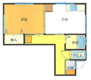 リバーサイドハイムII【1階】の間取り