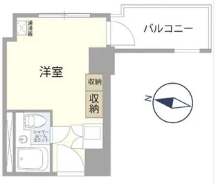 八丁堀東豊エステート【6階】の間取り