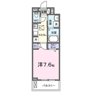 ヒカルサ 小牧田県イースト【1階】の間取り
