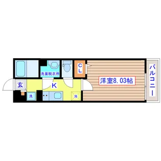 リブリ・はやちね2号館【3階】の間取り