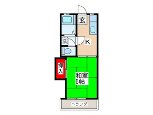コ-ポ芳光【1階】の間取り