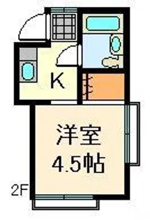 コーポ来島【2階】の間取り