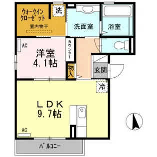アゼリア宮町【3階】の間取り