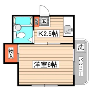 第8長束ビル【2階】の間取り