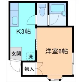 ハイマート弥生【2階】の間取り