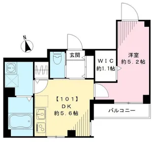 メゾン ド レスポワール【1階】の間取り