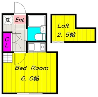 チロル【2階】の間取り