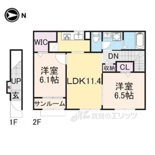 パーク・エノコダ【2階】の間取り