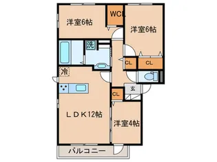 Sejour Familia【3階】の間取り