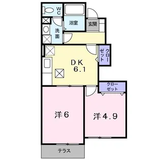 イル.パラッツオエテルノC【1階】の間取り