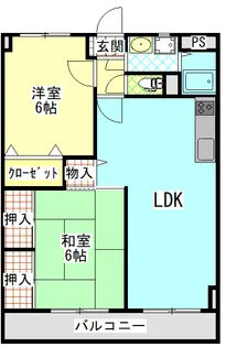 ロイヤルマンション柏【2階】の間取り