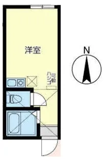 ユナイト横浜ブライトン【1階】の間取り
