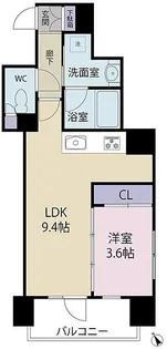 フェローネ入谷【3階】の間取り