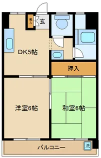 クラモチコーポ【4階】の間取り