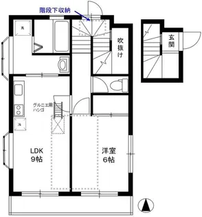 クレール若宮【2階】の間取り